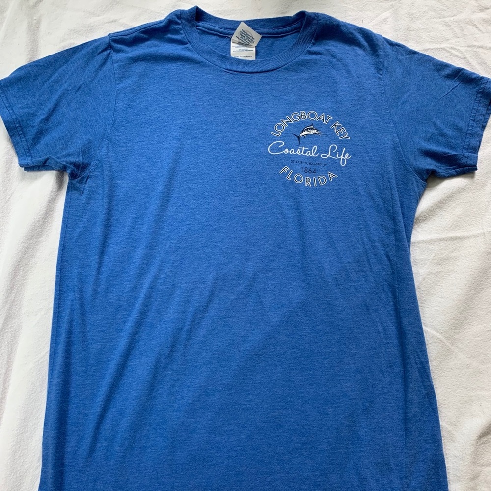 Longboat Key Vacation T-Shirt Blue